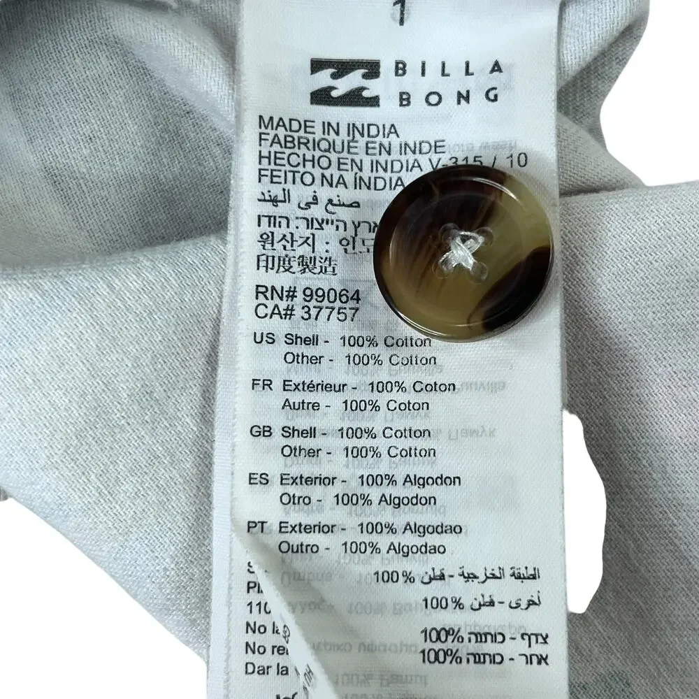 Billabong x The Salty Blonde Floral Shorts‎ Womens 30 High Rise Cuffed Tropical - Picture 14 of 14